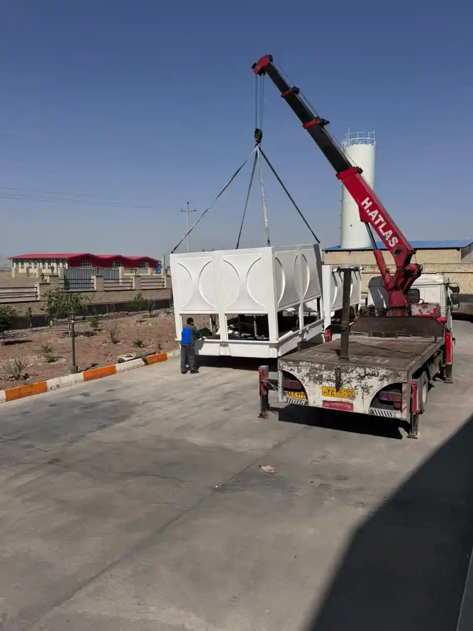 مراحل نصب برج خنک کننده